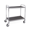 Immagine di CARRELLO INOX CON 2 RIPIANI  MTC 4690.2T cm 101x52 H 103