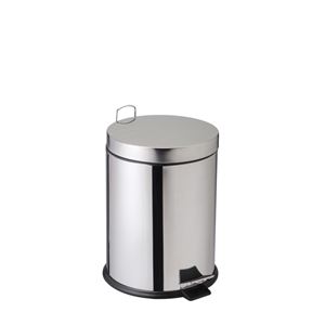 Picture of MTL 906712 PATTUMIERA BIN TONDA INOX C/PEDALE 27X38H 14 LT