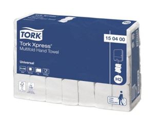 Picture of TORK 150400 XPRESS H2 ASCIUGAMANI A Z INT. 2v x3990 PZ