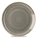 Picture of STONECAST PIATTO PIANO TONDO 32,4 PEPPERCORN GREY