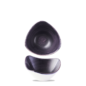 Picture of STONECAST P.TO F.DO/COPPA TRIANGOLARE 15,3 cm PATINA DEEP PURPLE