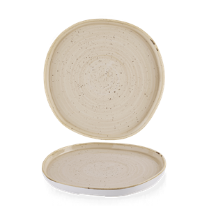 Picture of STONECAST CHEFS ORGANIC PIATTO PIANO 25 cm NUTMEG CREAM