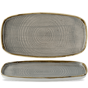 Picture of STONECAST P.TO CHEFS' OBLUNG 35x18,5 cm PEPPERCORN GREY