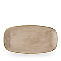 Picture of STONECAST PIATTO PIANO RET. 35,5x18,9 cm TRUFFLE