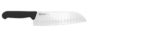 Picture of SAP SUPRA COLTELLO SANTOKU LAMA ALVEOLATA cm 18 art. SC50018B