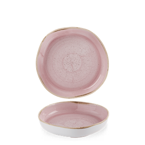 Picture of STONECAST ORGANIC BOWL WALLED 20 cm PETAL PINK