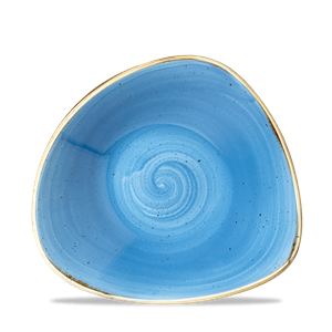 Picture of STONECAST P.TO F.DO/COPPA TRIANGOLARE 23,5 cm CORNFLOWER BLU