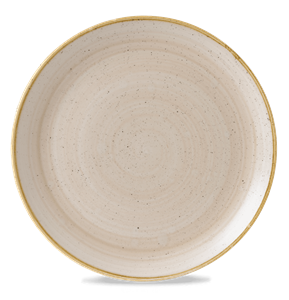 Picture of STONECAST PIATTO PIANO TONDO 32,4 NUTMEG CREAM