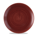 Picture of STONECAST PIATTO PIANO TONDO 28,8 PATINA RED RUST