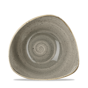 Picture of STONECAST P.TO F.DO/COPPA TRIANGOLARE 23,5 cm PEPPERCORN GREY