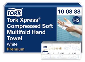 Immagine di TORK 100888 XPRESS H2 PREMIUM SOFT ASCIUGAMANI INT. 2v x2040 PZ